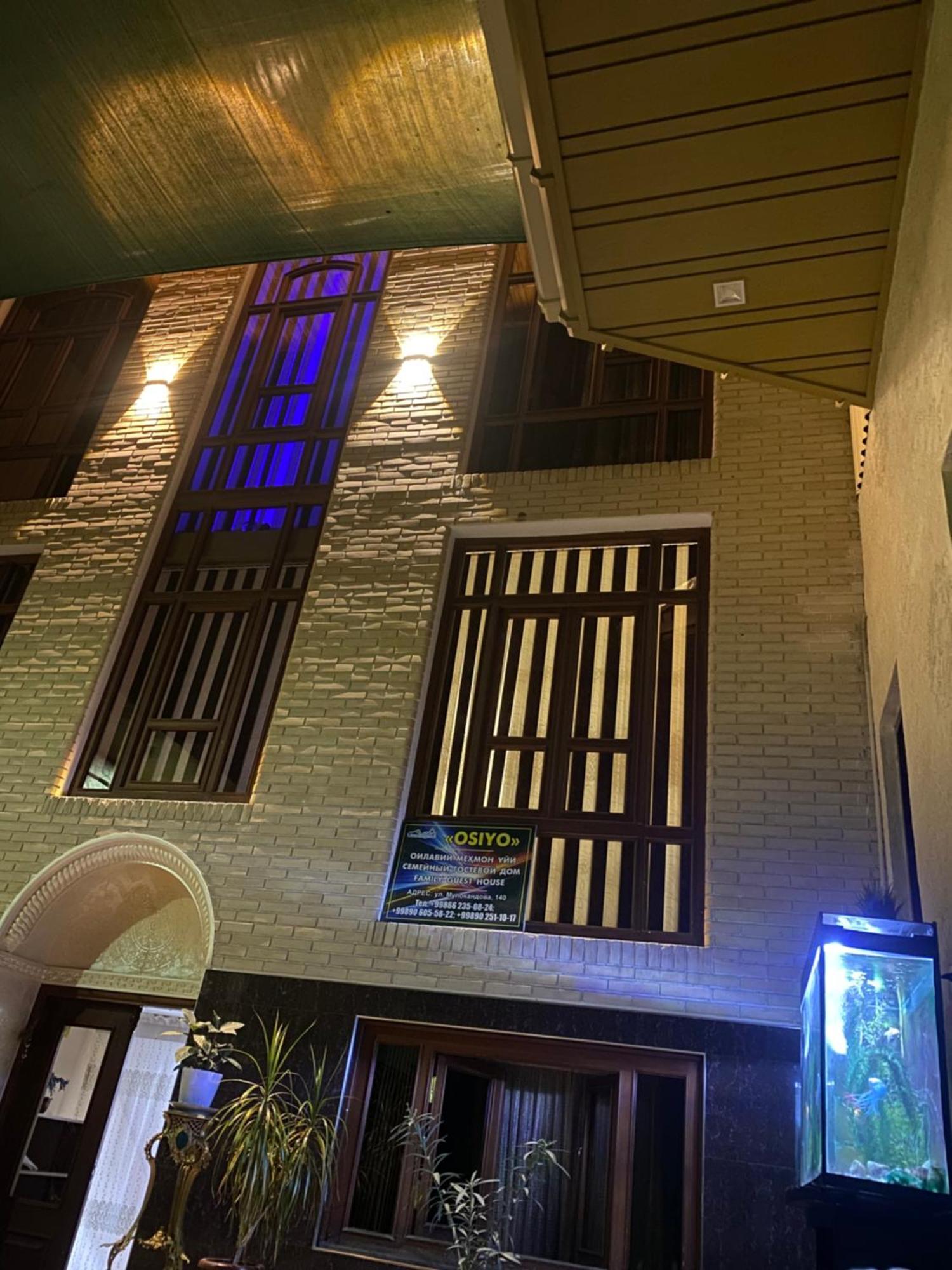 Osiyo Hotel Samarkand Exterior foto